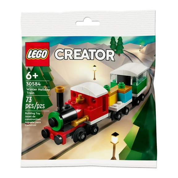 LEGO Creator 6379821 Winter Holiday Train 73 Piece Toy for Ages 6 & Up
