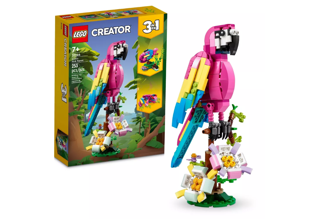 LEGO® Creator 3in1 Exotic Pink Parrot – 31144 – LEGOLAND New York Resort