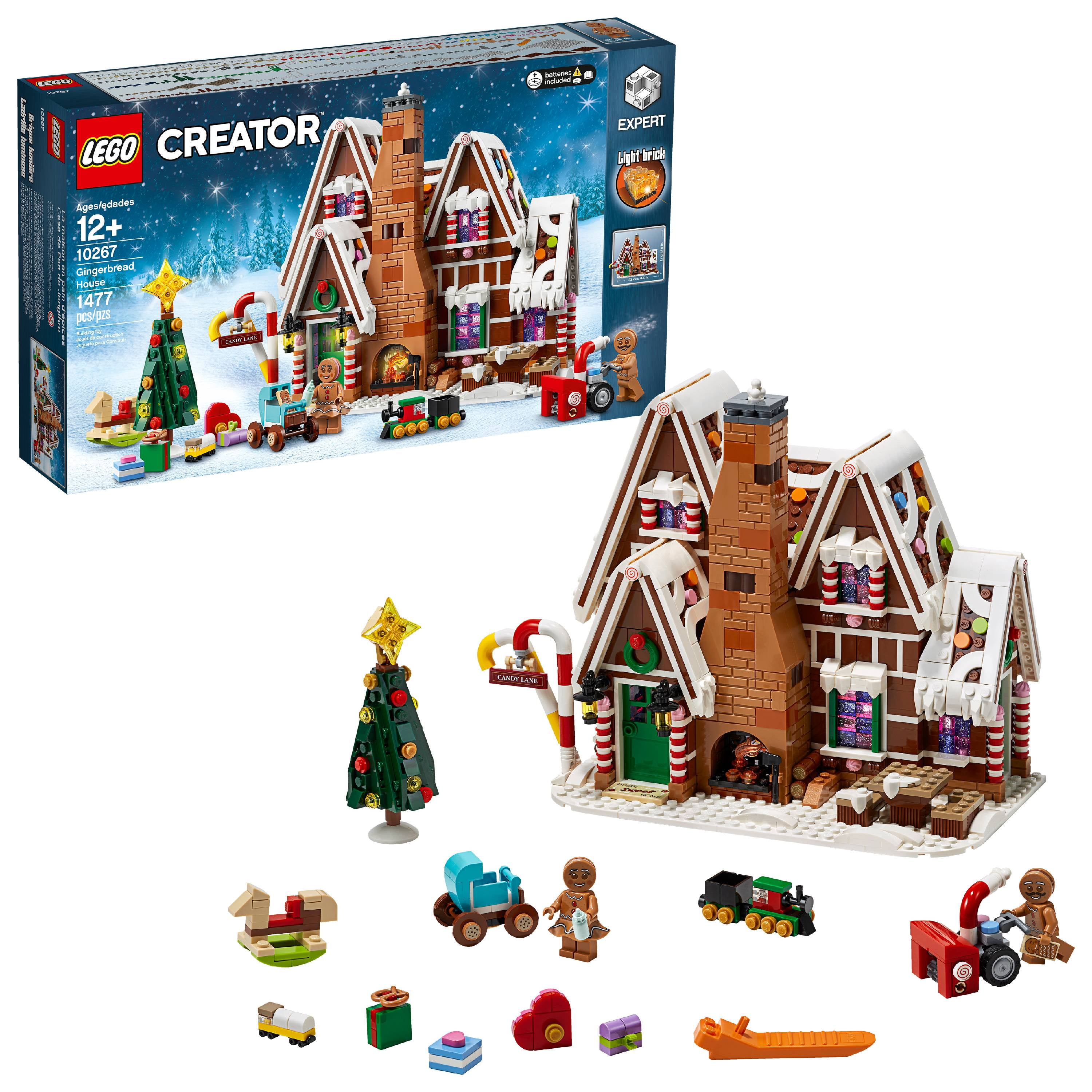 LEGO Expert Gingerbread House Building Kit (1477 Piece) Walmart.com