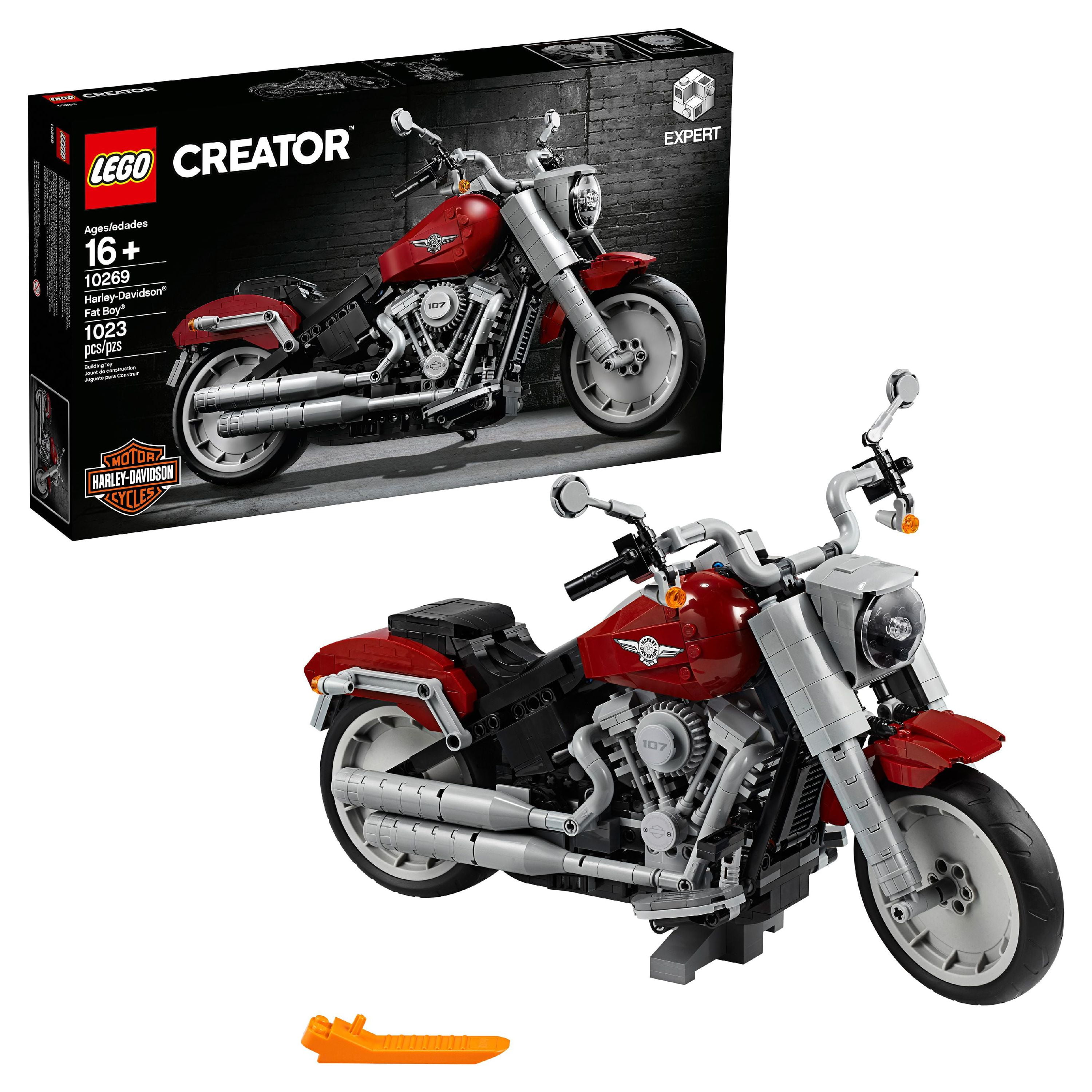 Display stand for LEGO® Creator: Harley Davidson Fatboy (10269