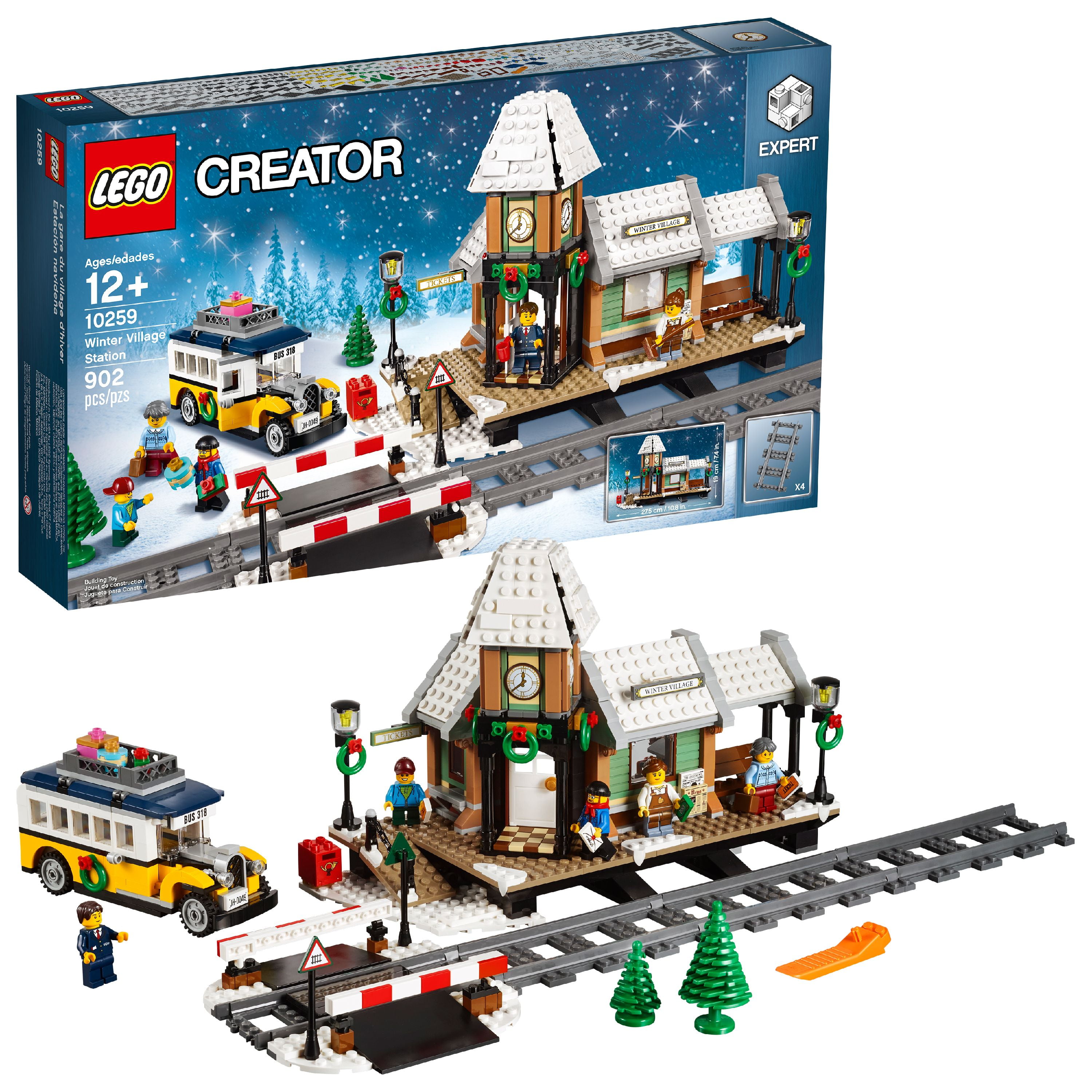 bestikke instans kubiske LEGO Creator Expert Winter Village Station 10259 - Walmart.com