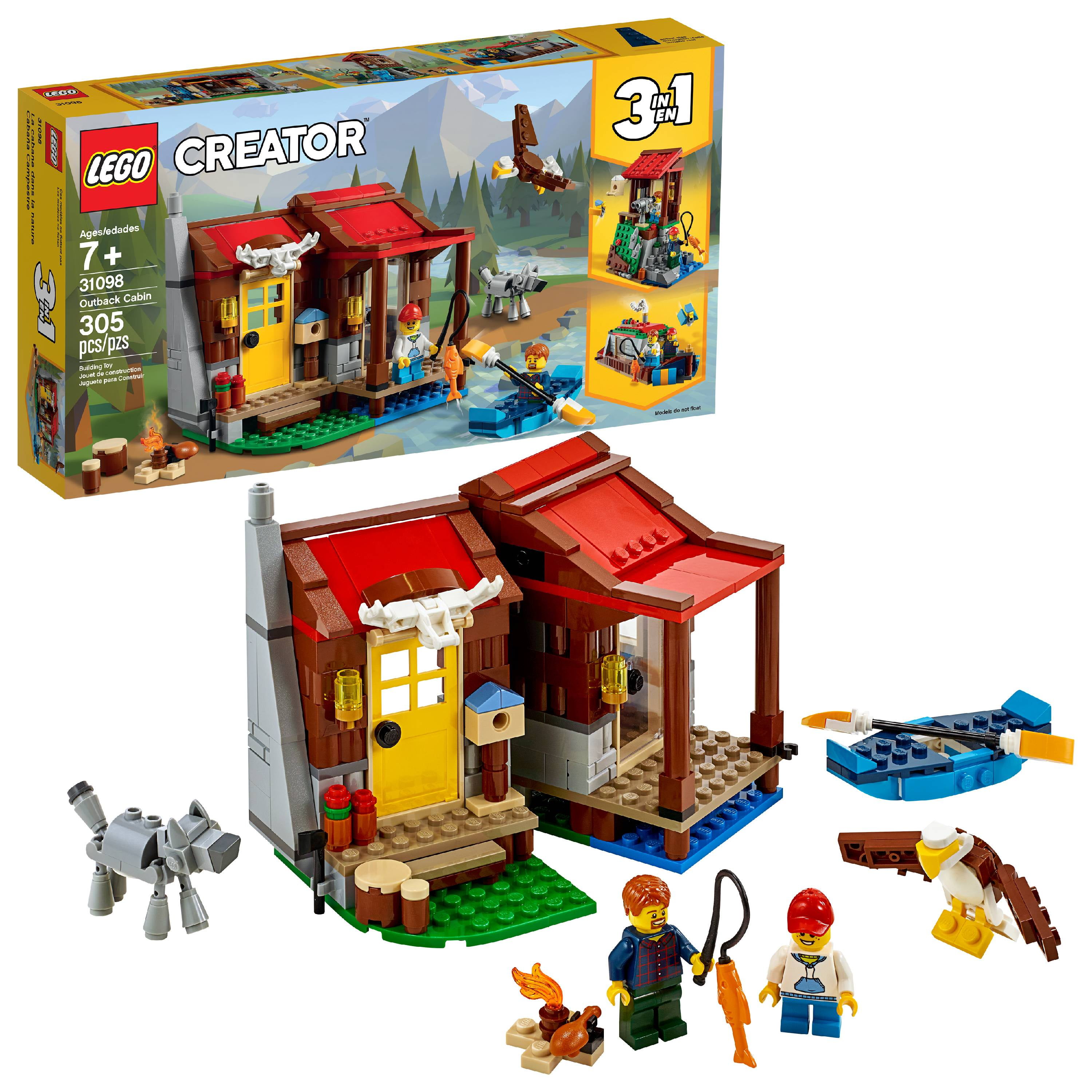 Mig selv Email Forfølge LEGO Creator Outback Cabin 31098 Toy Building Kit (305 Pieces) - Walmart.com