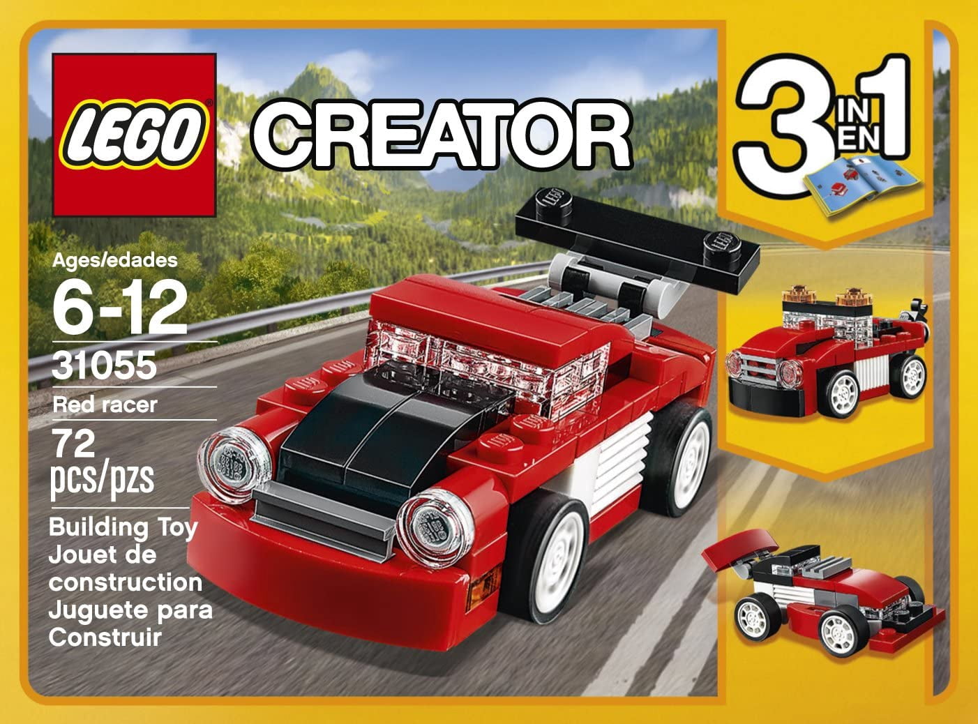 LEGO Creator Red Racer 31055 Building Kit - Walmart.com