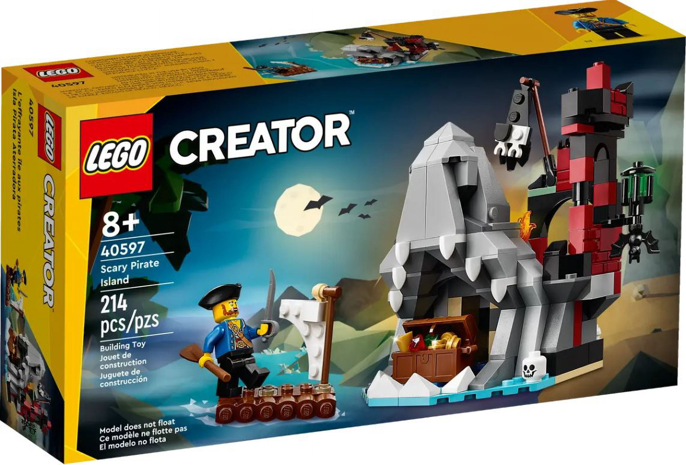 LEGO Creator Halloween Scary Pirate Island 40597 214 Pieces