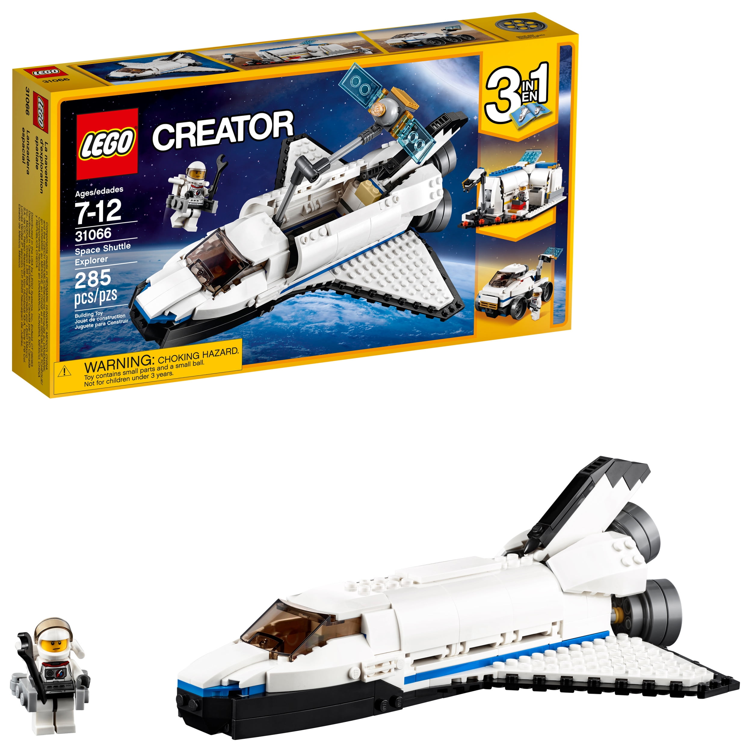 LEGO Creator Space Shuttle Explorer 31066 Building Kit (285 Piece) 