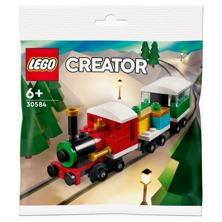 LEGO Creator Fun Kid s Christmas Set Winter Holiday Train Building Toy 73 pieces Walmart