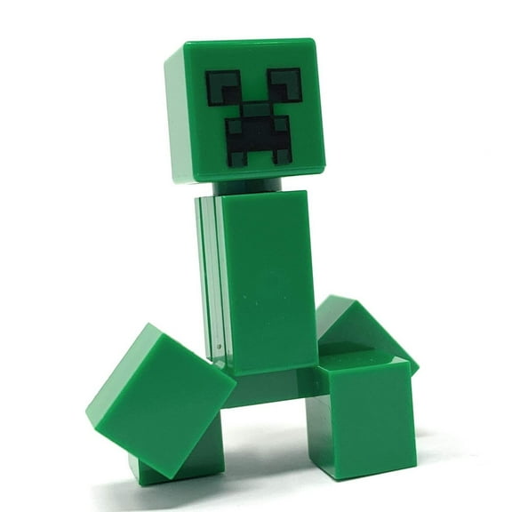 LEGO Creeper Compatibility Interlocking Block Building Sets Minecraft