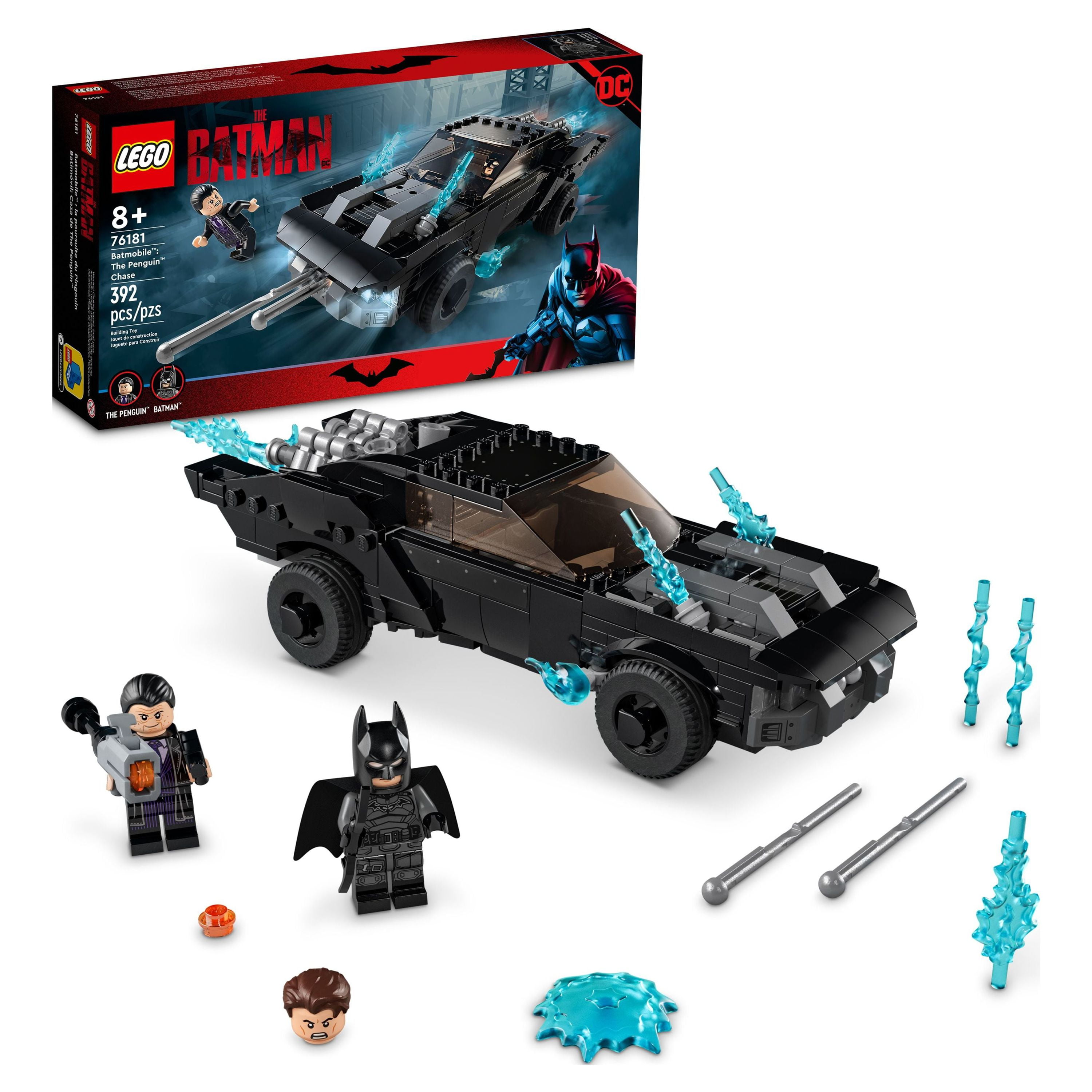 The Batman Batmobile: The Penguin Chase Lego Set 76181 DC 2022 Toy Car  Model