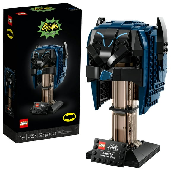 LEGO DC Batman Classic TV Series Batman Cowl 76238 Building Kit; Collectible Batman Cowl Helmet; Great Birthday Gift or Personal Treat for Adult Batman Fans and Model-Making Enthusiasts (372 Pieces)