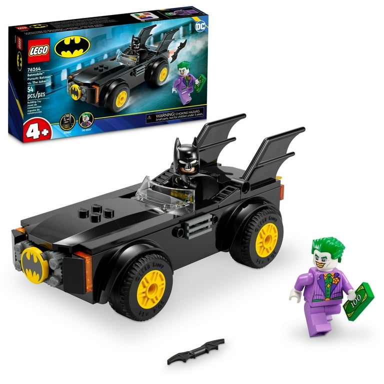 LEGO DC Batmobile Pursuit Batman vs. The Joker 76264 Buildable DC Super Hero Playset Quick and Fun to Build Batmobile Toy with Endless Play