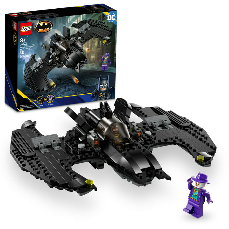 LEGO DC Batwing: Batman vs. The Joker 76265 DC Super Hero Playset, Features  2 Minifigures and a Batwing Toy Based on DC’s Iconic 1989 Batman Movie, DC