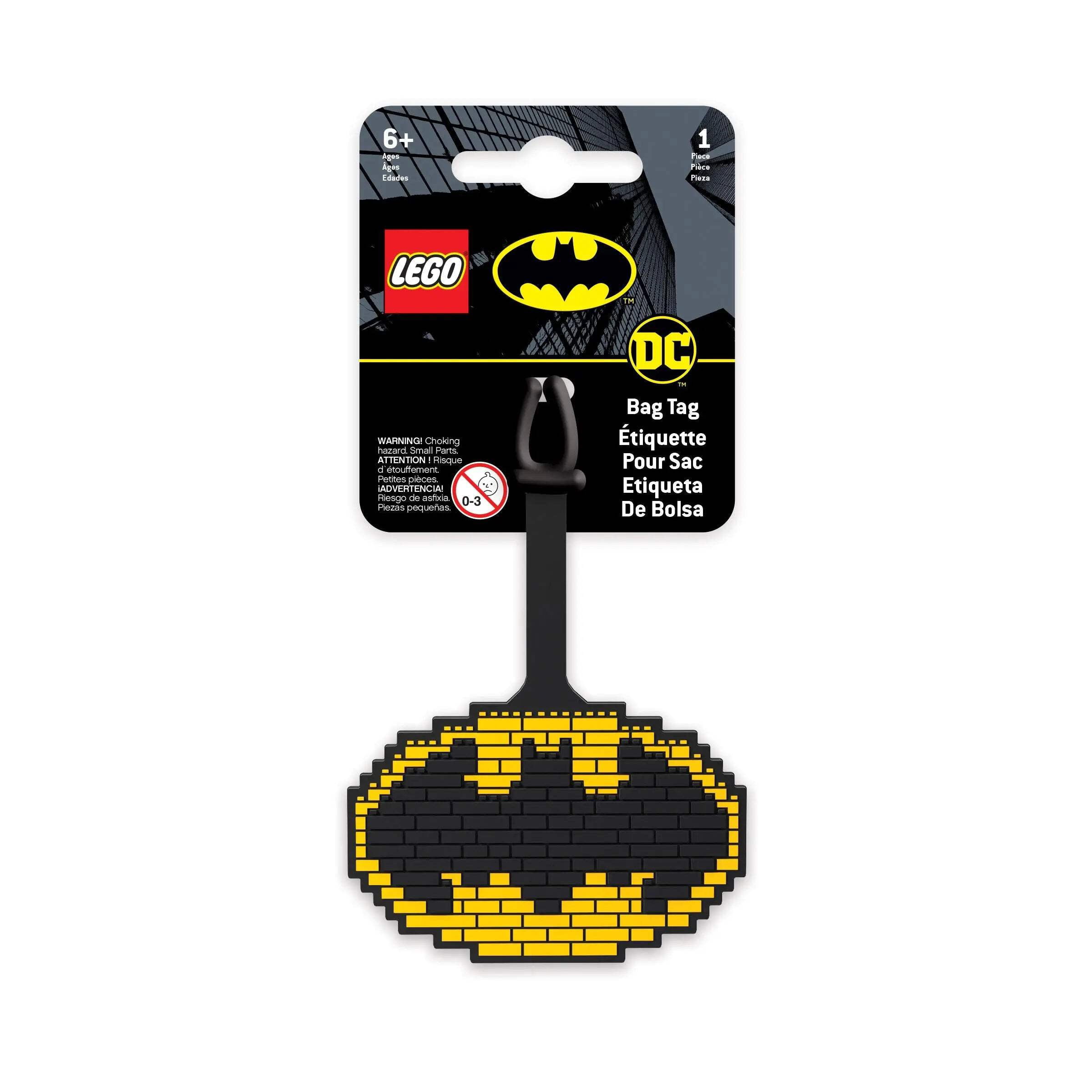LEGO DC Silicone Bag Tag - Batman Logo (52815) - Walmart.com
