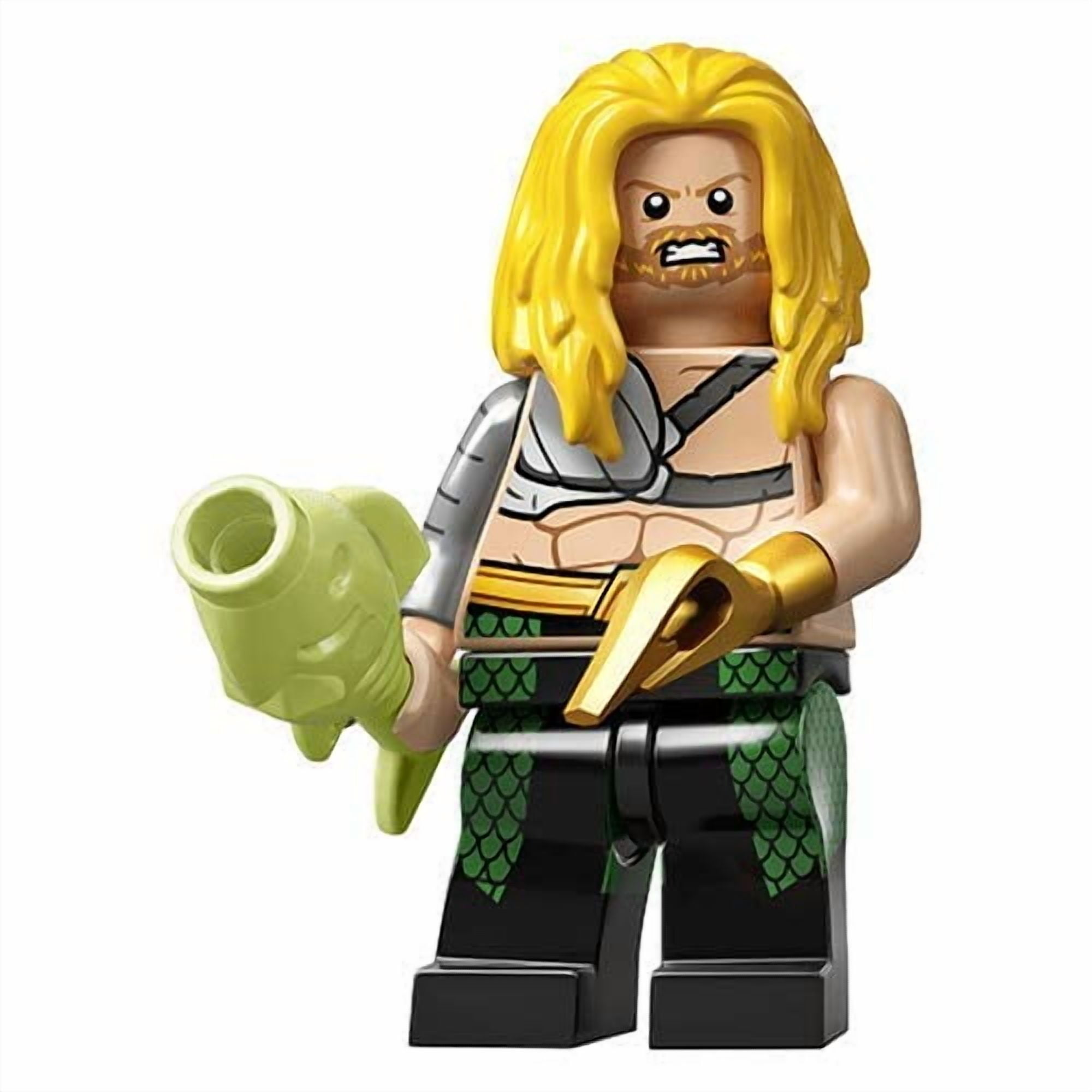 LEGO DC Super Heroes Series: Aquaman Minifigure Interlocking Block