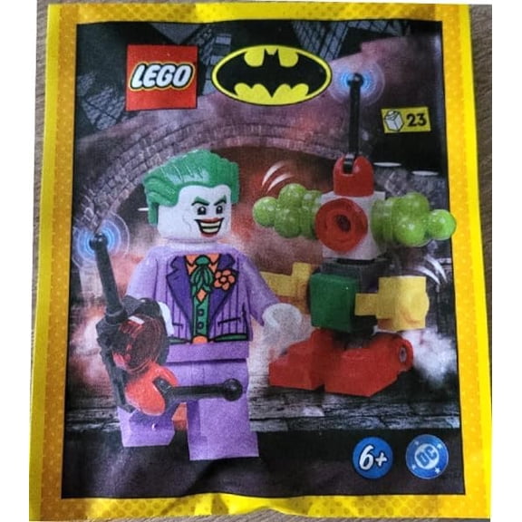 LEGO DC Superheroes: Joker Minifigure with Robot - Ages 6+