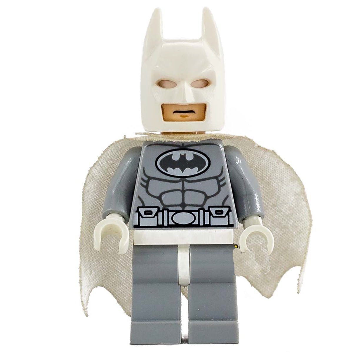  LEGO DC Comics Super Heroes Minifigure - Batman White Arctic  Version : Toys & Games