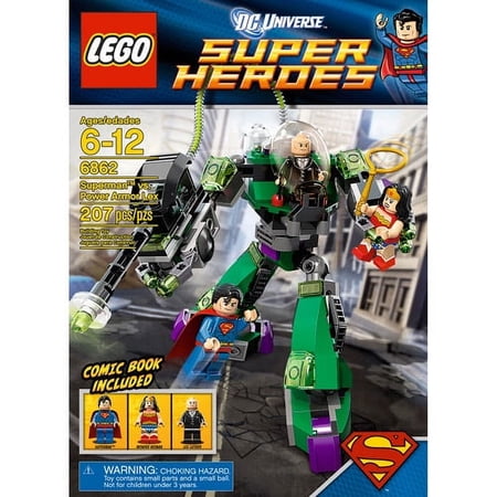 LEGO DC Universe Super Heroes Superman vs. Power Armour Lex Set #6862