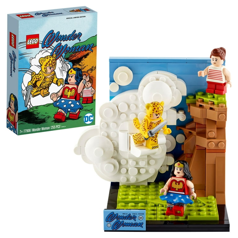 LEGO DC Wonder Woman 77906 Building Toy; Model Featuring Wonder Woman,  Cheetah and Etta Candy (255 Pieces) 