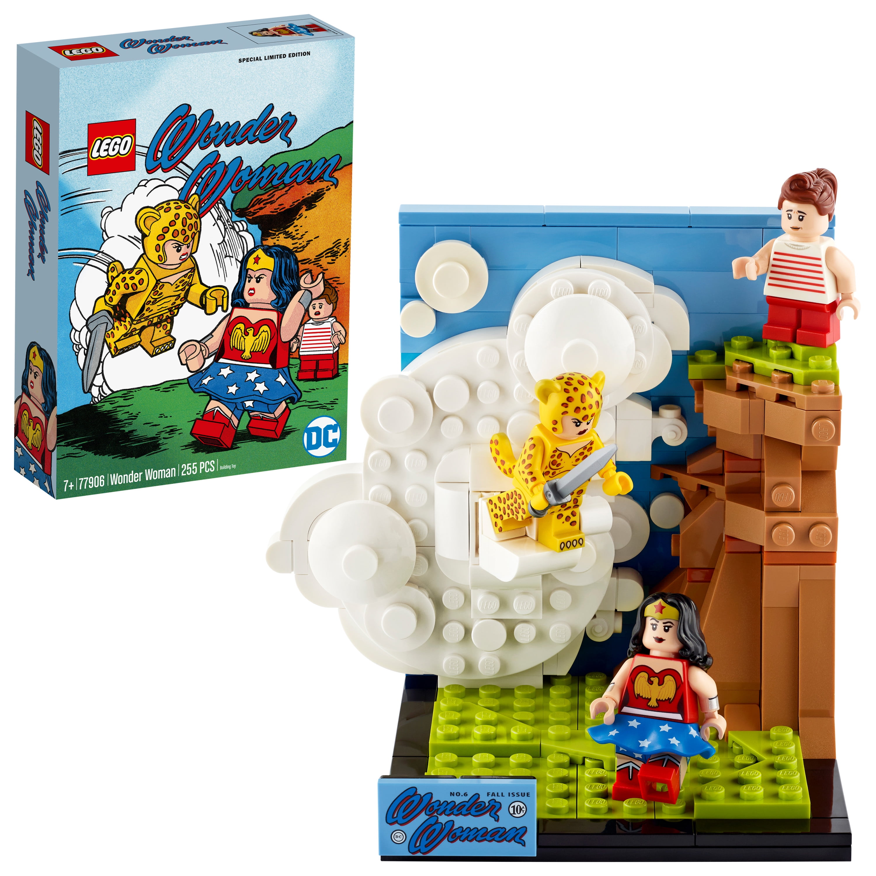 Smuk Forbipasserende Abundantly LEGO DC Wonder Woman 77906 Building Toy; Model Featuring Wonder Woman,  Cheetah and Etta Candy (255 Pieces) - Walmart.com