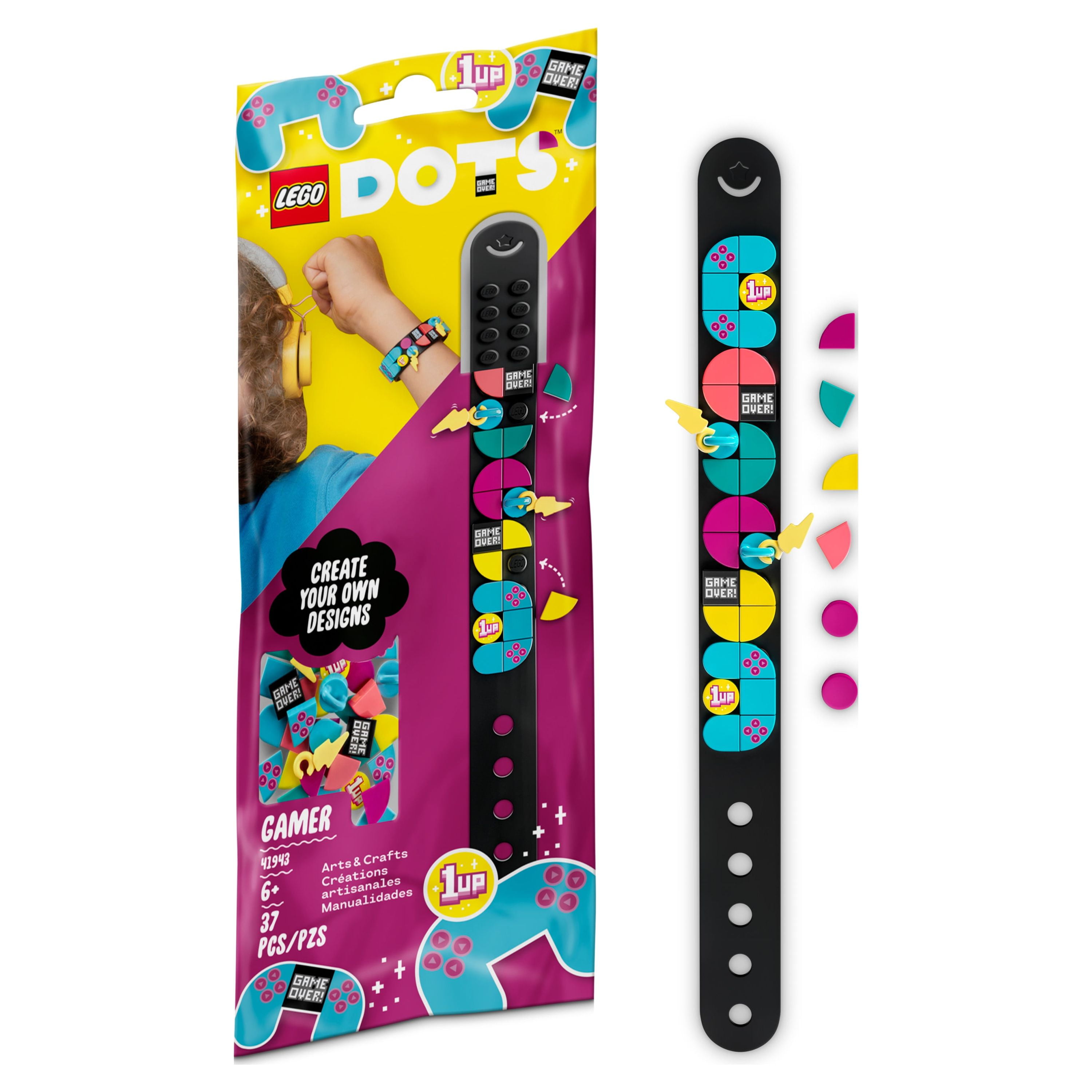 LEGO DOTS Bracelet 41943 DIY Craft Kit, Plastic, inch