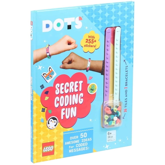 LEGO DOTS: (with stickers, LEGO tiles and two wristbands) - Ages 5-7 - Paperback