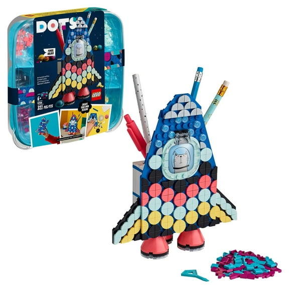 LEGO DOTS Pencil Holder 41936 DIY Craft Decoration Kit; Makes a Great Creative Gift (321 Pieces)