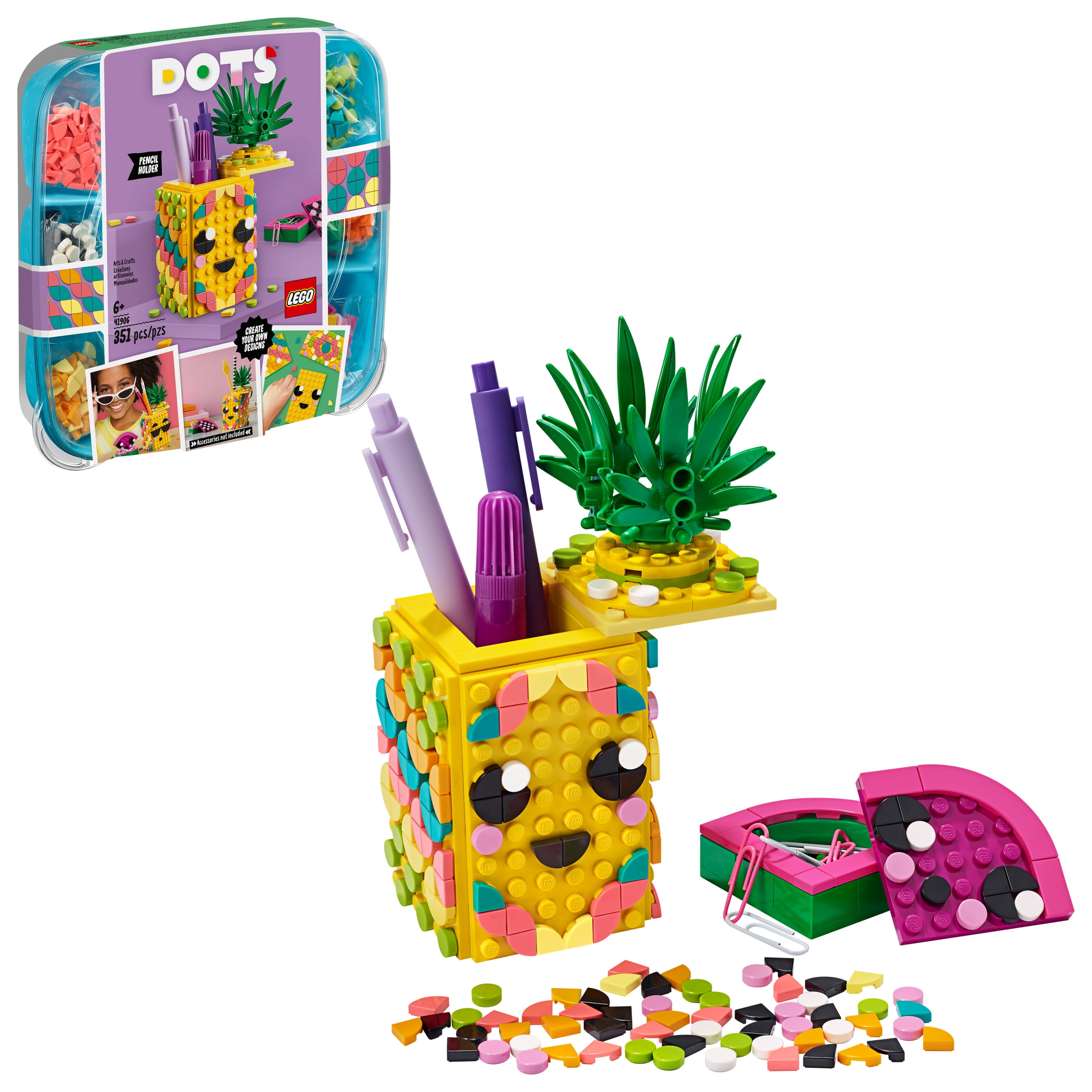 LEGO DOTS Pineapple Pencil Holder 41906 - Walmart.com