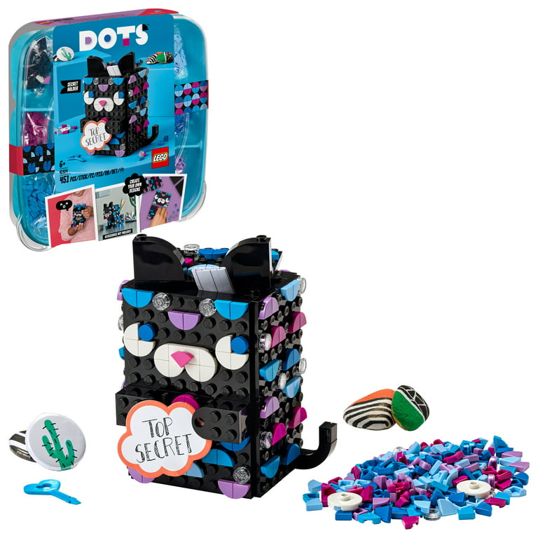LEGO DOTS Secret Holder 41924 DIY Craft Decorations Kit; Creative Activity  for Kids (451 Pieces) 