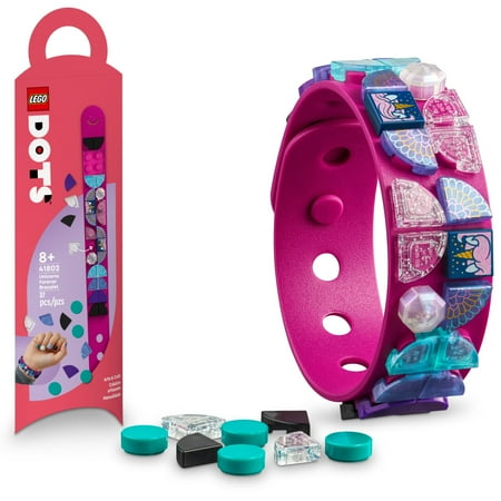LEGO DOTS Unicorns Forever Toy Bracelet Making Kit 41802, Great Gift for Girls and Boys who Love Unicorns, DIY Crafts Jewelry Set with Sparkly Tiles, Creative Unicorn Toy, Jewelry Making Craft Set price history and forecast - LEGO 41802