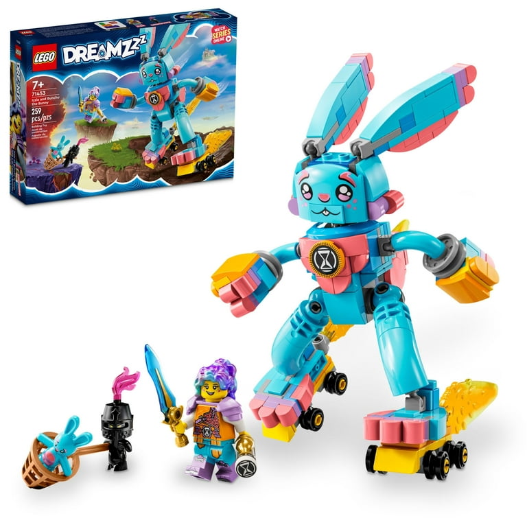 LEGO DREAMZzz Izzie and Bunchu the Bunny Building Toy Set, 2 Ways to Build  Bunchu the Bunny, Includes Grimspawn and Izzie Minifigure, Gift for Kids