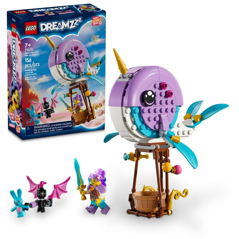 LEGO DREAMZzz Izzie's Narwhal Hot-Air Balloon Deep-Sea Animal Toy