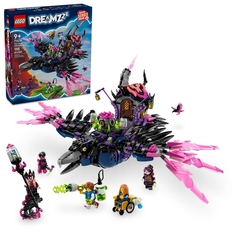 ねこ① LEGO DREAMZzz The Never Witch's Midnight Raven Building Toy