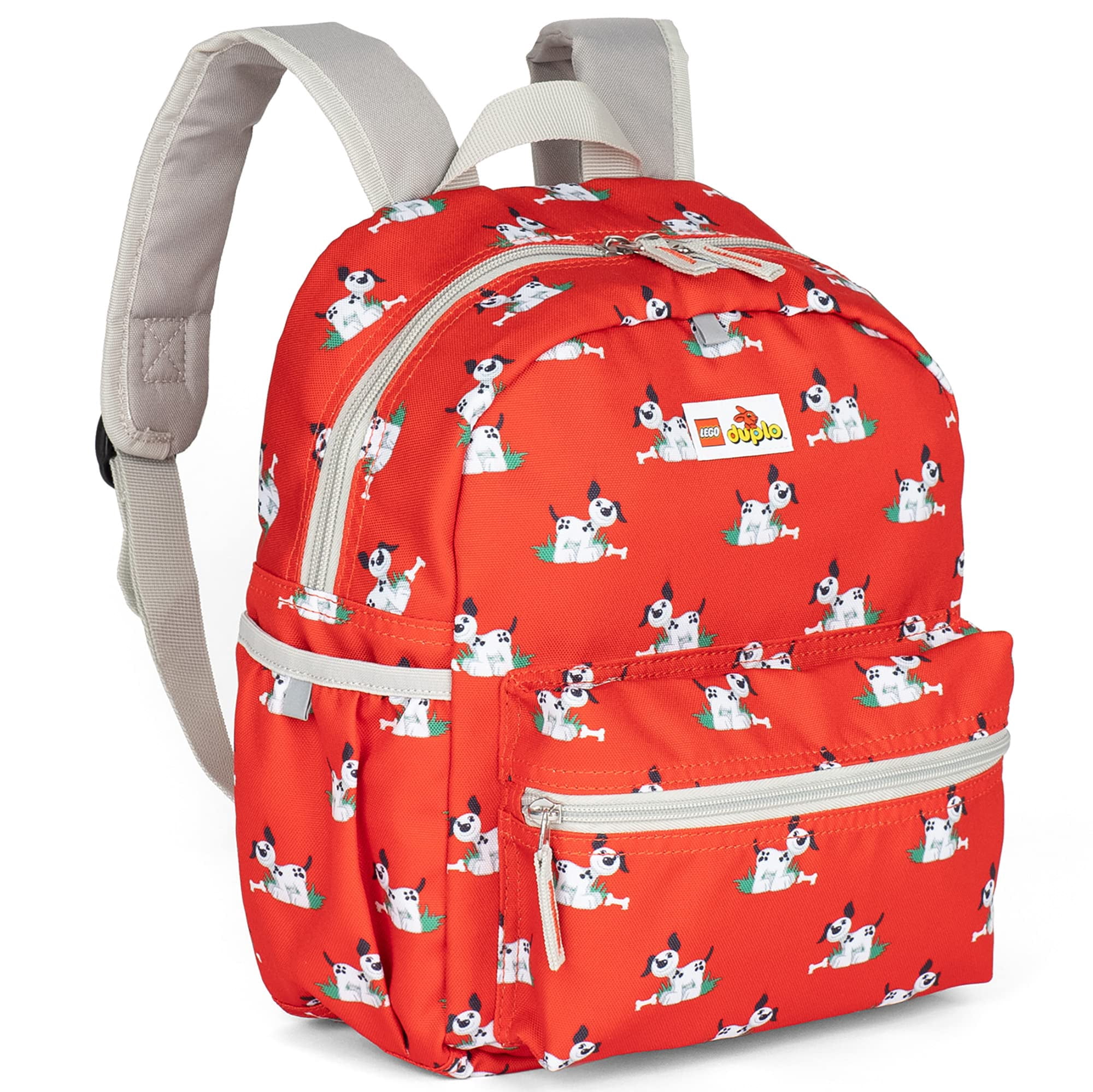 LEGO DUPLO BLOCK BACKPACK, Toddler-Sized School and Travel Bag for Boys and Girls, Dog Print One Size