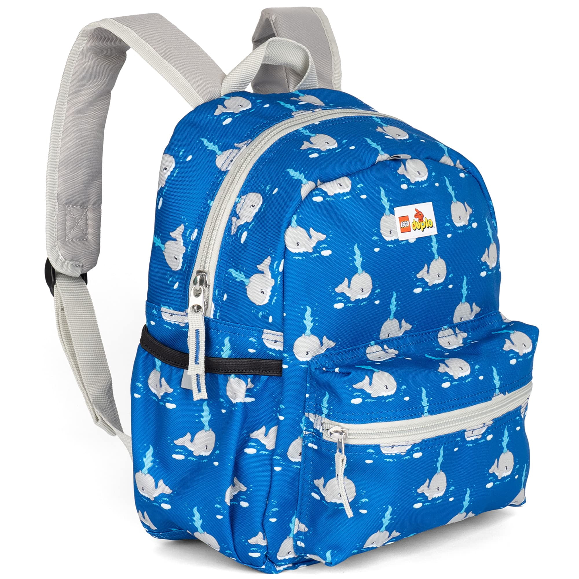 LEGO DUPLO Whale Print Toddler Backpack with Child-Sized Design for School and Travel