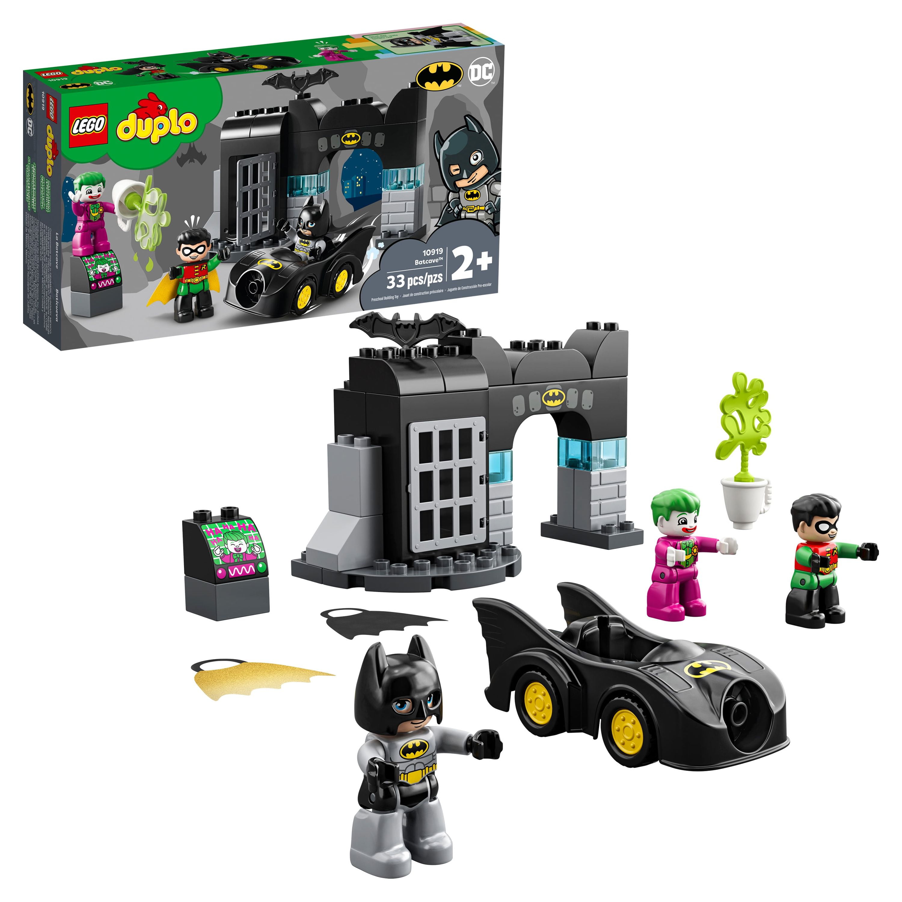 LEGO DUPLO Batman Batcave 10919 Action Figure Building Toy for Toddlers (33  Pieces) 