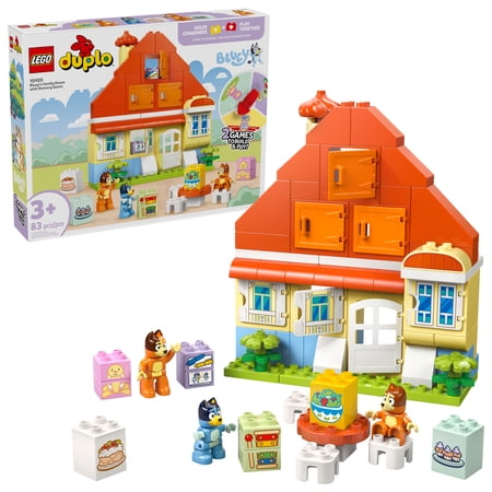LEGO - DUPLO Bluey: Bluey’s Family House with Memory Game 10459