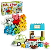 LEGO DUPLO Big Imaginations Gift Set, Contains a Variety of Bricks to Inspire Young Builders Plus a Toy Car & Dollhouse, 66788