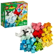 LEGO DUPLO Classic Heart Box 10909 First Building Playset and Learning Toy for Toddlers; Great for Preschooler’s Development (80 Pieces)
