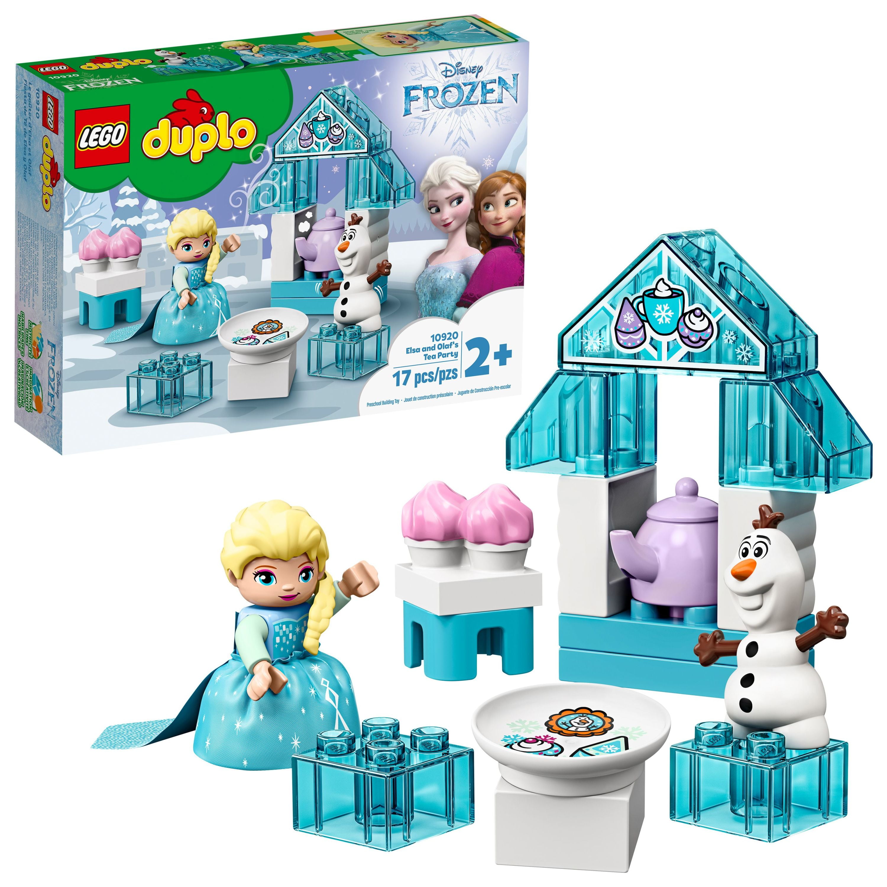 LEGO DUPLO Disney and Olaf's Tea Party 10920 Building Kit for (17 Pieces) - Walmart.com