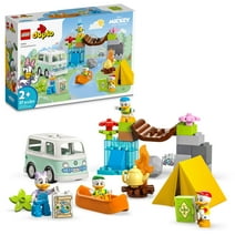 LEGO DUPLO  Disney Mickey and Friends Camping Adventure 10997 Toddler Building Toy Set, Features 4 LEGO DUPLO Toy Figures: Daisy Duck, Huey, Dewey and Louie to Inspire Creative Role Play