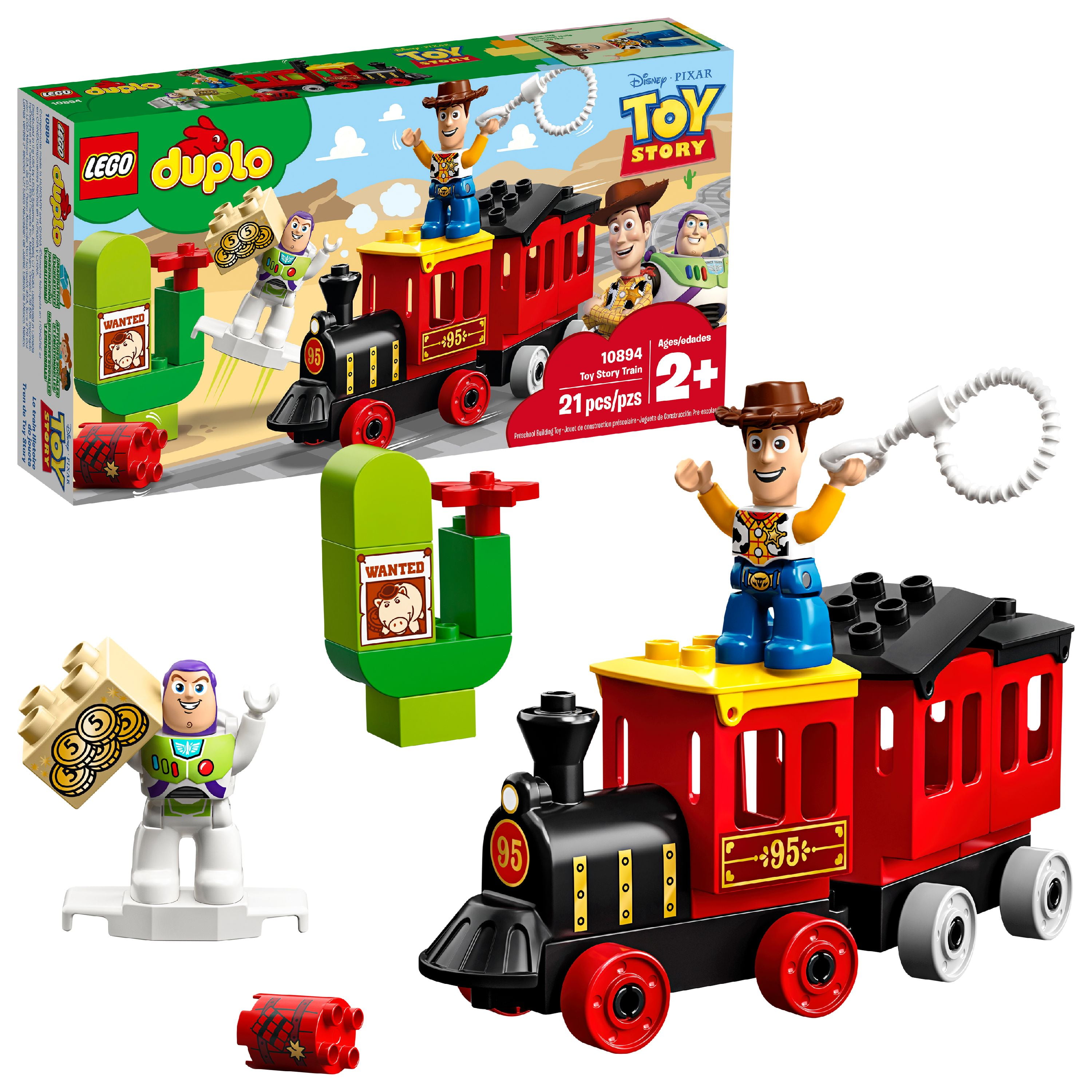 design Interaktion molester LEGO DUPLO Disney Pixar Toy Story Train 10894 Toddler Train Set -  Walmart.com