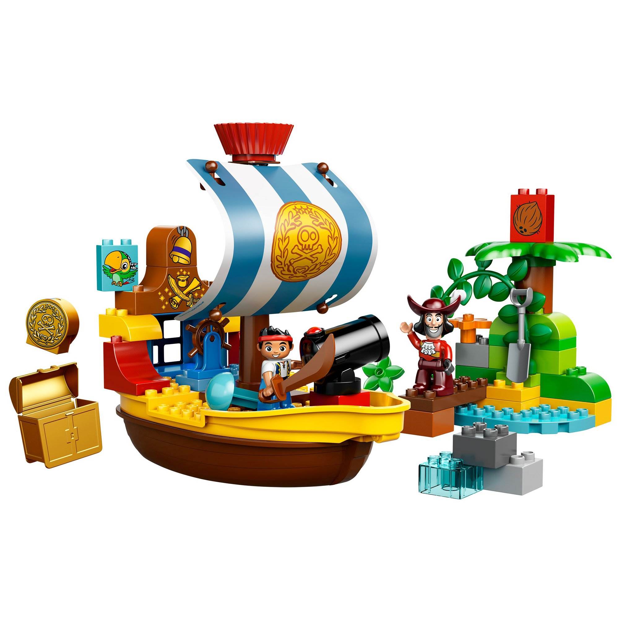 LEGO DUPLO Jake's Pirate Ship Bucky Play Set - image 1 of 6