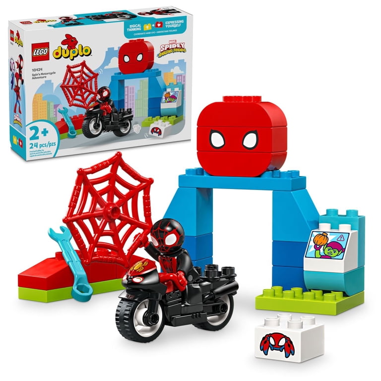DUPLO 514 ブラック LEGO, Toys, Marvel Spin's Motorcycle Adventure, 24-piece - Walmart.com