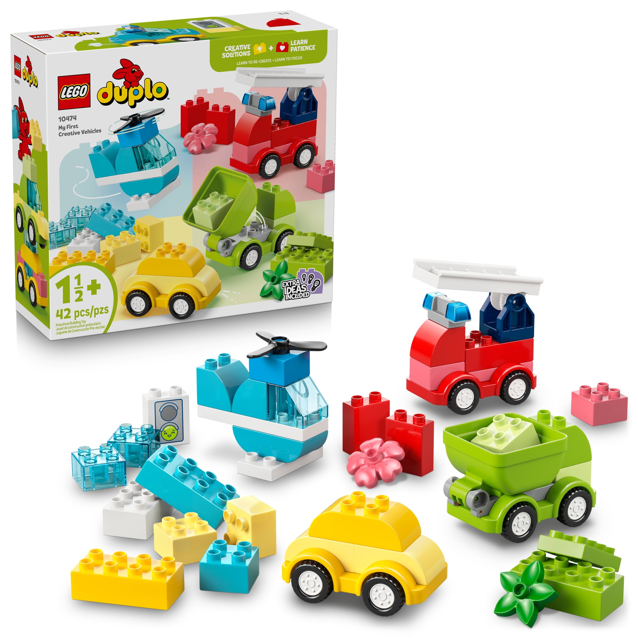 LEGO DUPLO My First Creative Vehicles Building Toy for Toddlers