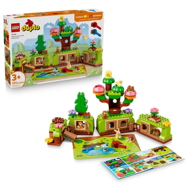 LEGO DUPLO Discovery Forest with Wild Animals - Educational Building Toy for Toddlers, Ages 3+ - Learning Toy for Boys & Girls - Gift for Birthdays - 10480