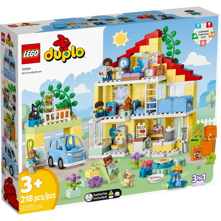 LEGO DUPLO Town 3in1 Family House 10994 Educational STEM Building