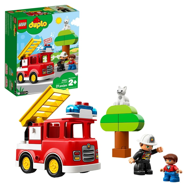LEGO DUPLO Town Rescue Fire Truck Toy Building Set 10901 