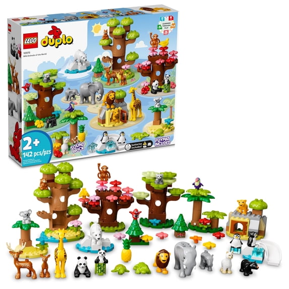 LEGO DUPLO Wild Animals of the World Building Set
