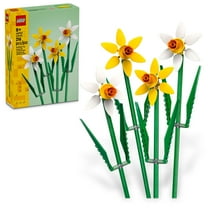 LEGO Daffodils - Building Toy for Kids, Girls and Boys, Ages 8 - Artificial Daffodil for Home Decor and Display - Gift for Her and Him - 40747
