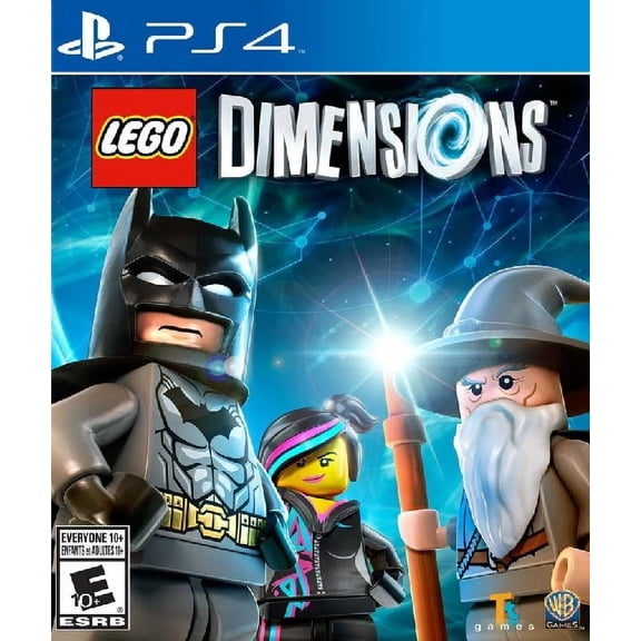 Restored LEGO Dimensions Video Game for Sony PlayStation 4, Action & Adventure Genre, Physical Format, 4 Offline Players