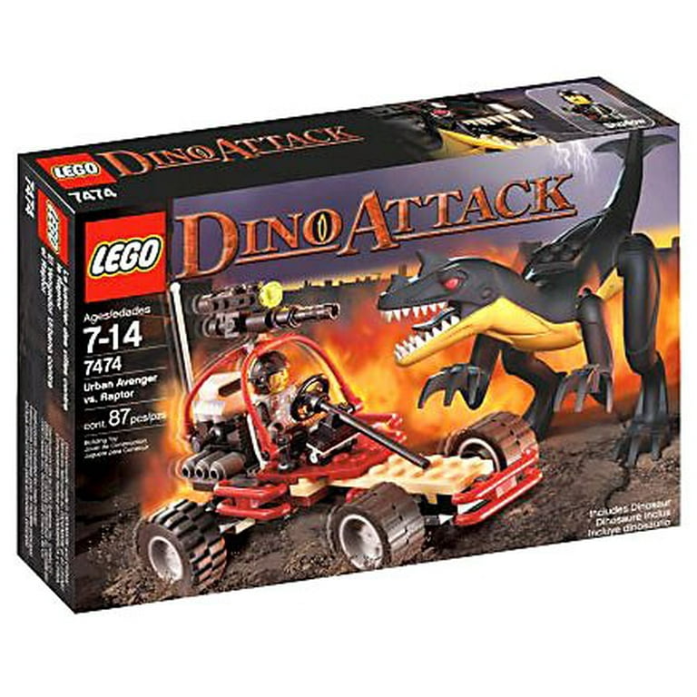 Dino Attack Urban Avenger vs. Raptor Set LEGO 7474 - Walmart.com
